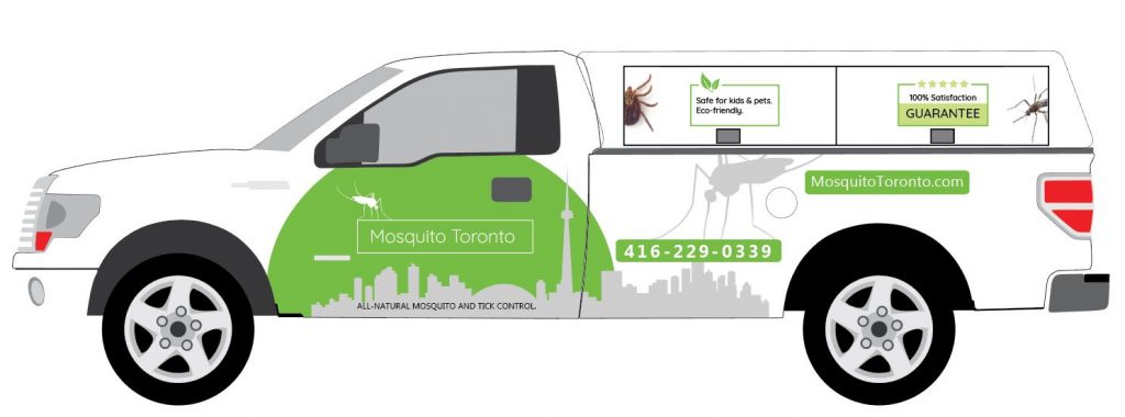 mosquito toronto truck illustration